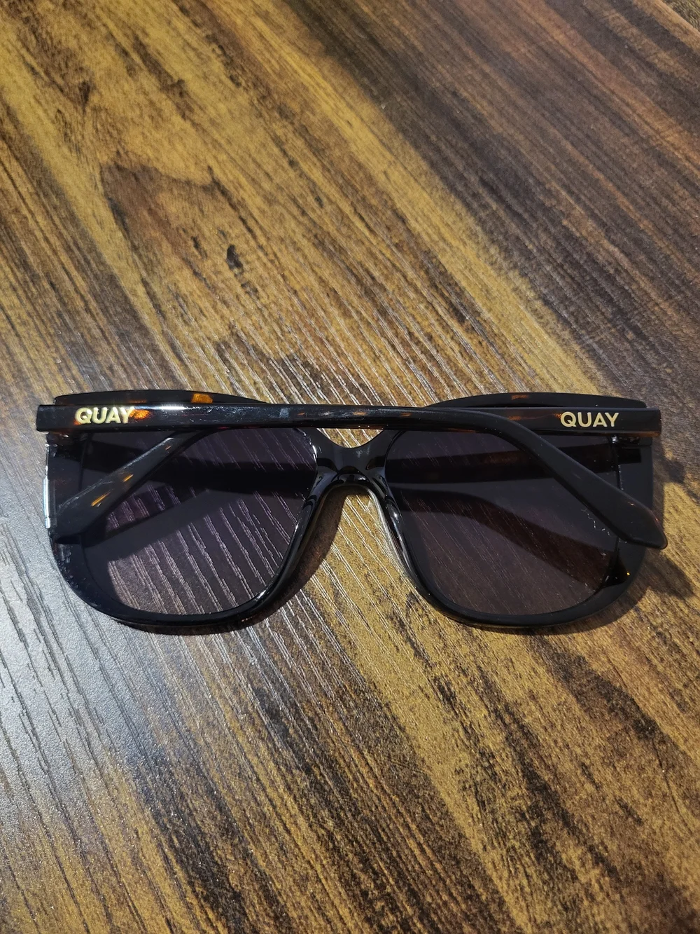 Quay Australia Women's Black Cat-Eye Sunglasses